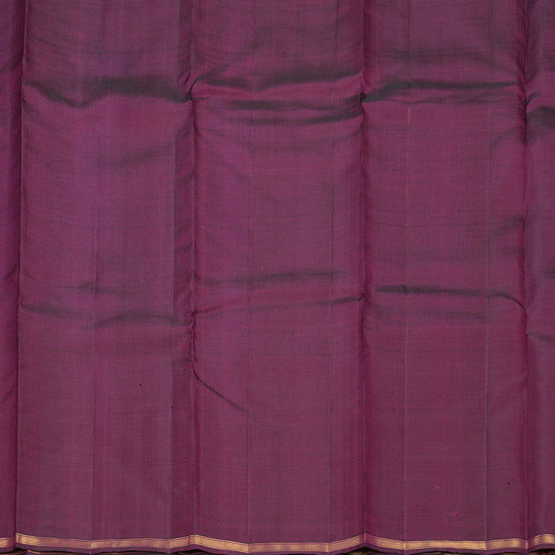 Hayagrivas Handloom Purple Kanjivaram Silk Saree KBF599G2-4