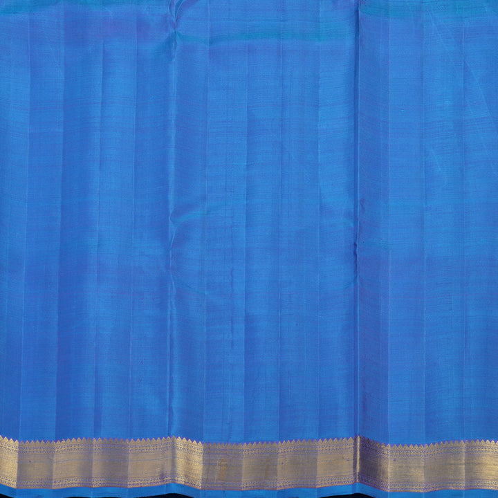Hayagrivas Handloom Blue-Purple Kanjivaram Silk Saree KBF5D8-1