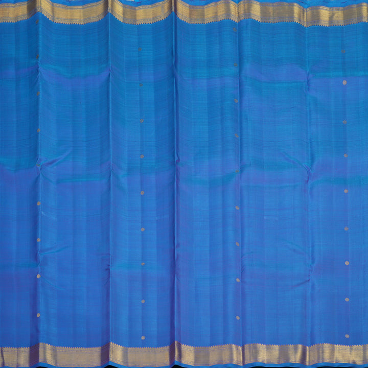 Hayagrivas Handloom Blue-Purple Kanjivaram Silk Saree KBF5D8-1