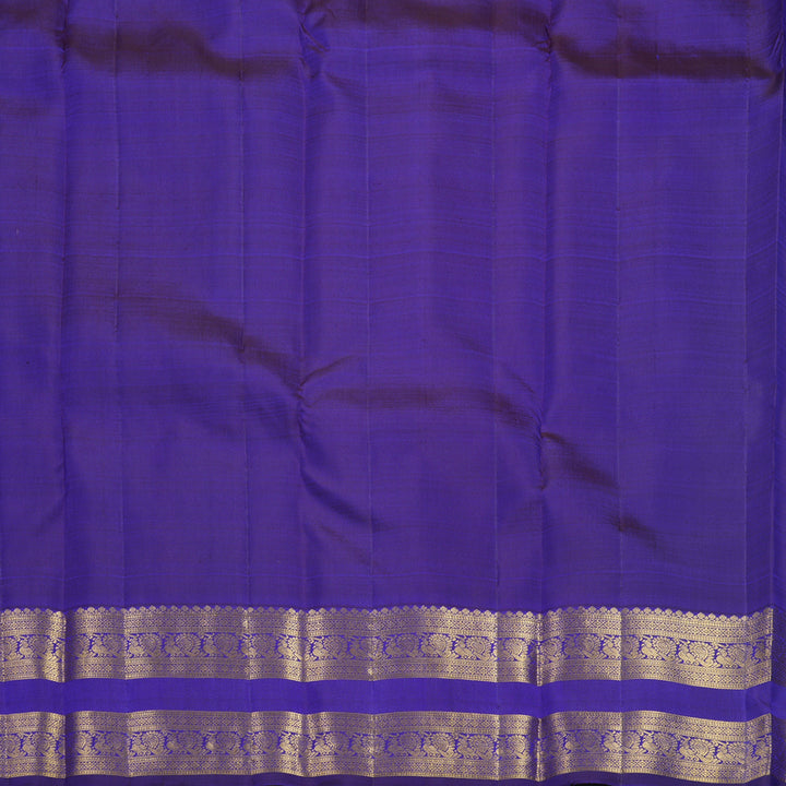 Hayagrivas Handloom Purple Kanjivaram Silk Saree KBF600G2-7
