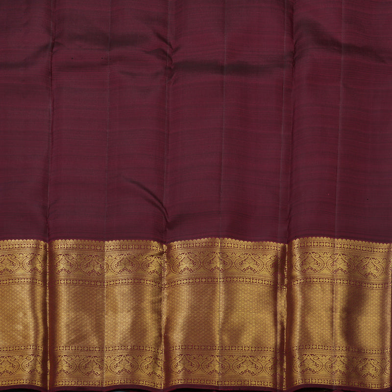 Hayagrivas Handloom Maroon Kanjivaram Silk Saree KBF600G3-7