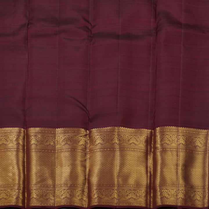 Hayagrivas Handloom Maroon Kanjivaram Silk Saree KBF600G3-7