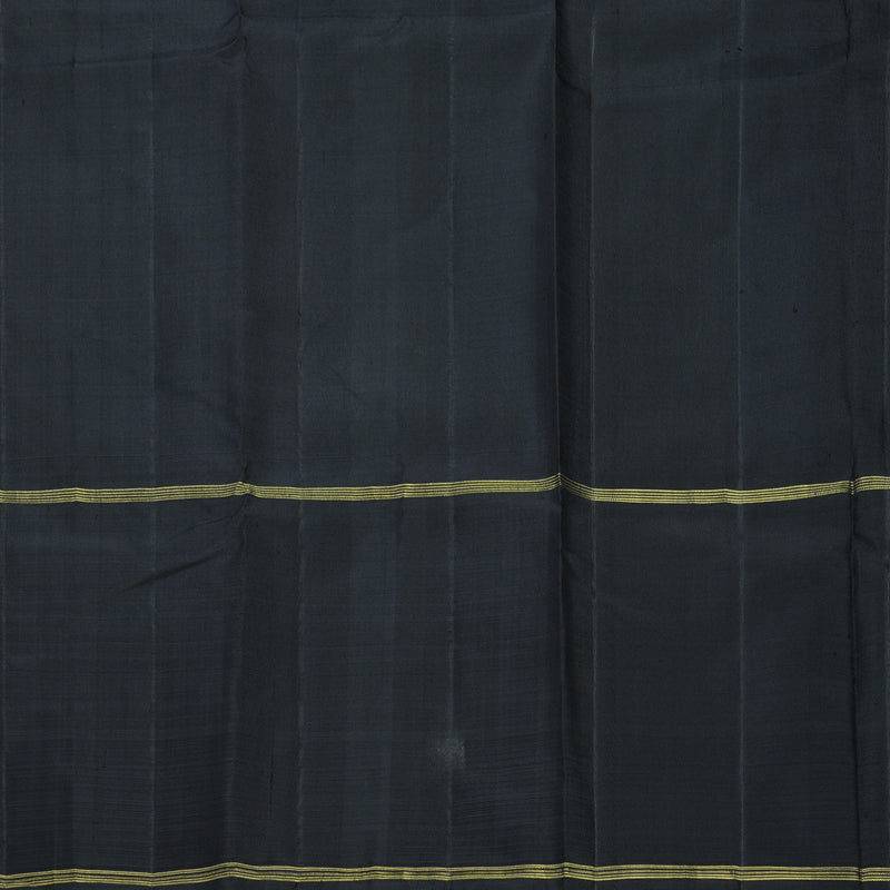 Hayagrivas Handloom Pista Green Kanjivaram Silk Saree with Black Border KBF605G6-1