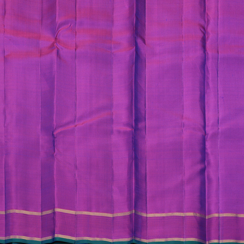 Hayagrivas Handloom Mayilkazhuthu Kanjivaram Silk Saree with Purple Border KBF606G2-1