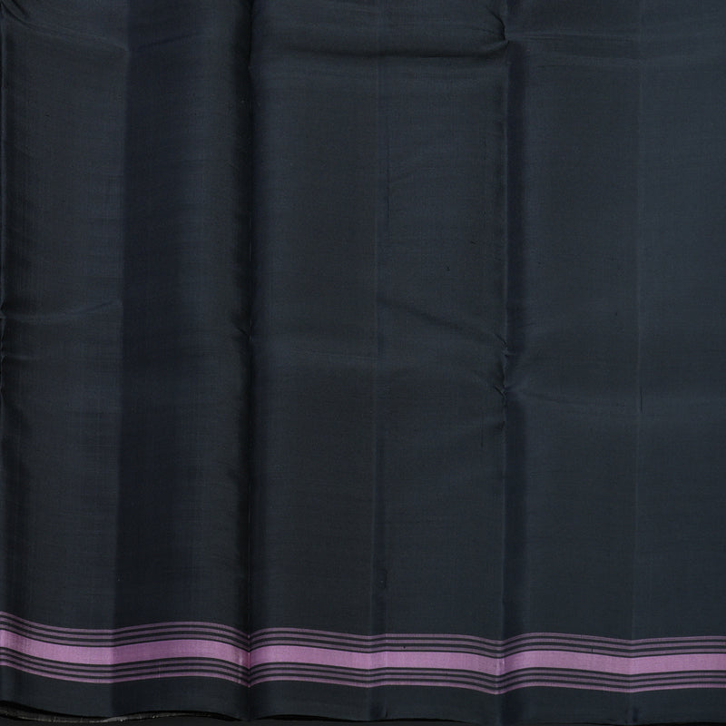 Hayagrivas Handloom Sandal Kanjivaram Silk Saree with Grey Border KBF607G1-1