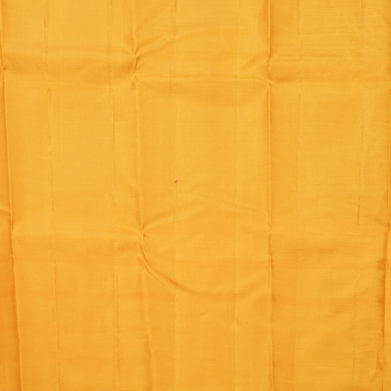 Hayagrivas Handloom Maroon Kanjivaram Silk Saree with Mustard Yellow Border KBF608G3-1