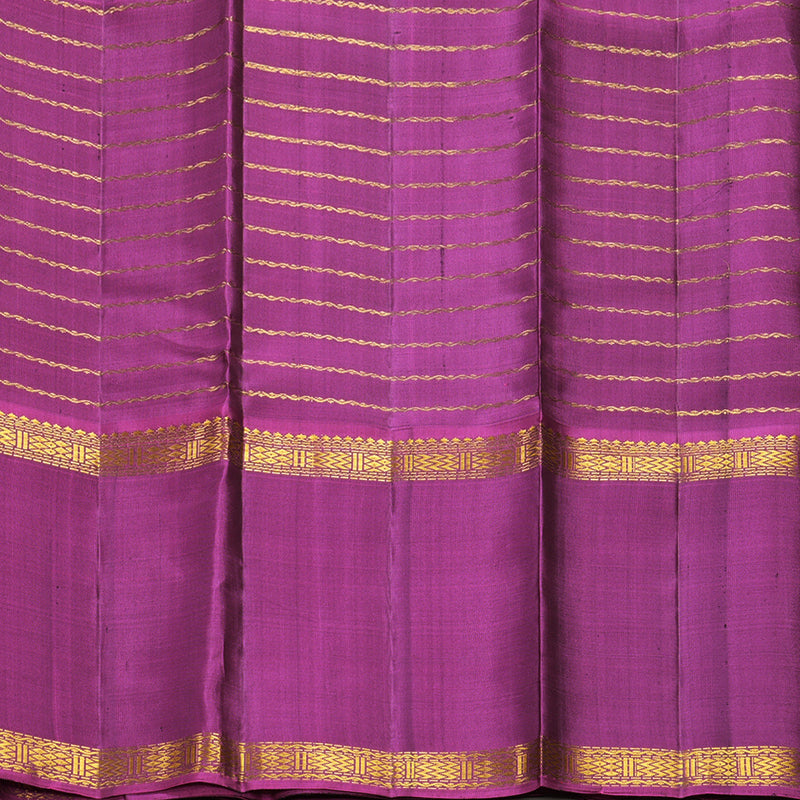 Hayagrivas Handloom Kanchana Brown Kanjivaram Silk Saree with Ganga Jamuna Border KBF609G5-1