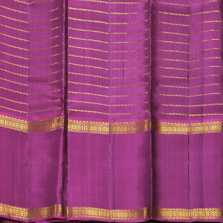 Hayagrivas Handloom Kanchana Brown Kanjivaram Silk Saree with Ganga Jamuna Border KBF609G5-1