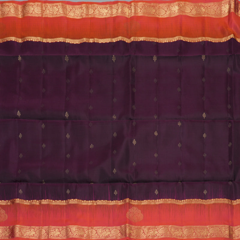 Hayagrivas Nagapazham Handloom Soft Silk Saree KBF60D1-4