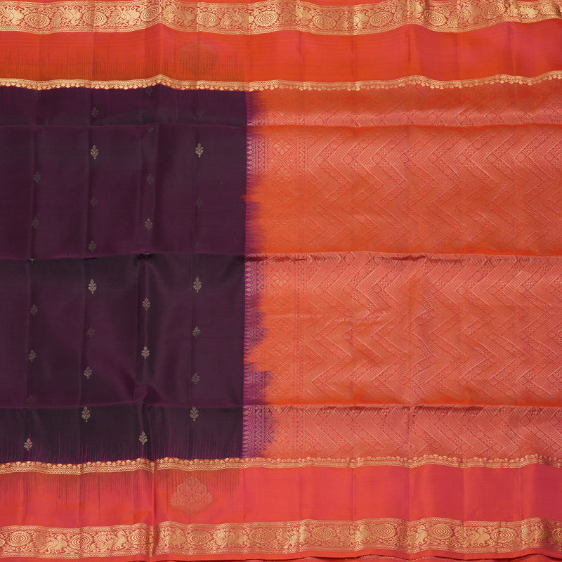 Hayagrivas Nagapazham Handloom Soft Silk Saree KBF60D1-4