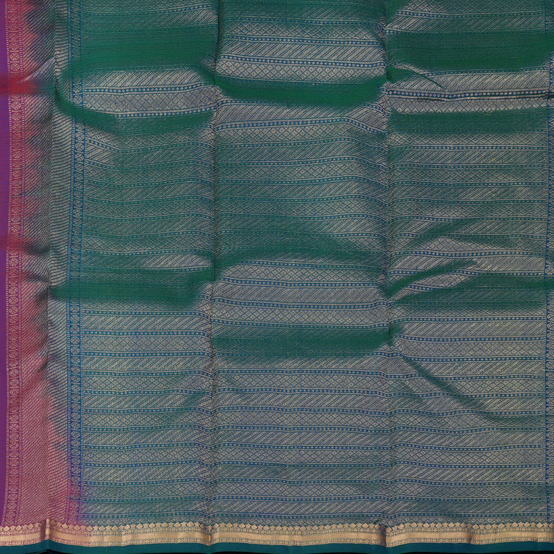 Hayagrivas Handloom Purple Kanjivaram Silk Saree KBF60D2-3