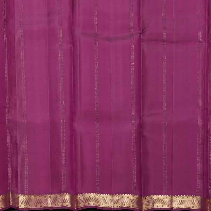 Hayagrivas Handloom Rani Pink Kanjivaram Silk Saree with Purple Border KBF610G1-2