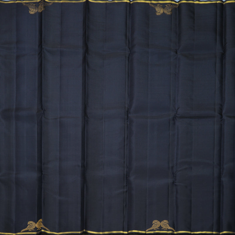Hayagrivas Handloom Karum Neelam Kanjivaram Silk Saree KBF610G2-1