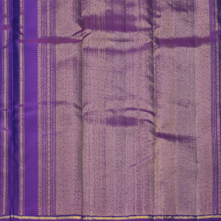 Hayagrivas Handloom Purple Kanjivaram Silk Saree KBF610G2-3