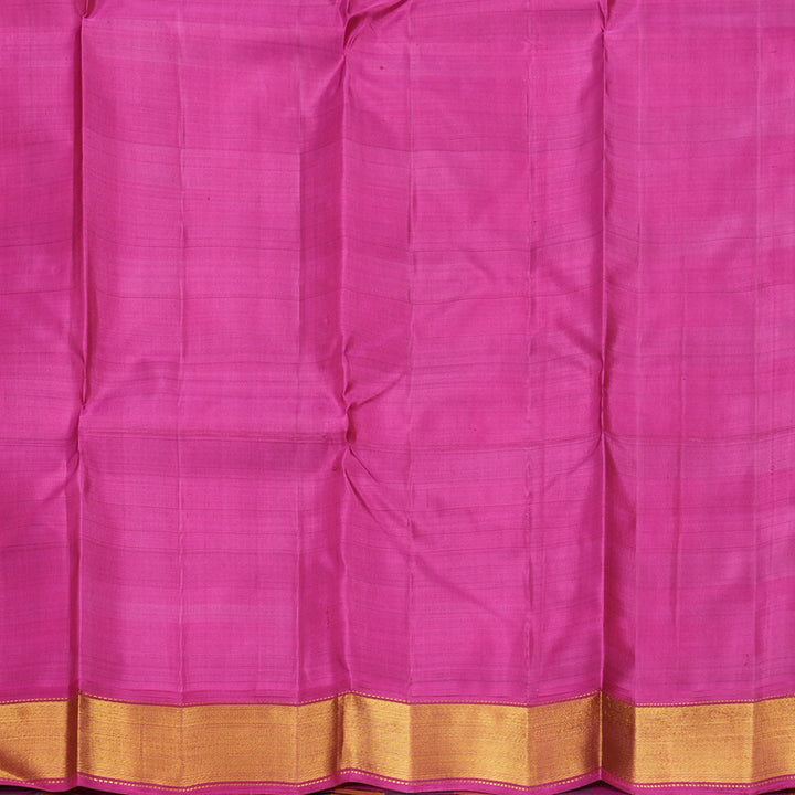 Hayagrivas Handloom Multicolour Checks Kanjivaram Silk Saree KBF611G6-2