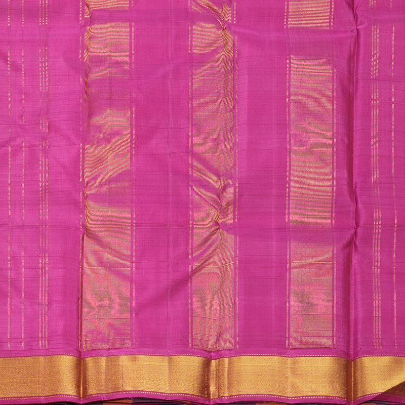 Hayagrivas Handloom Multicolour Checks Kanjivaram Silk Saree KBF611G6-2