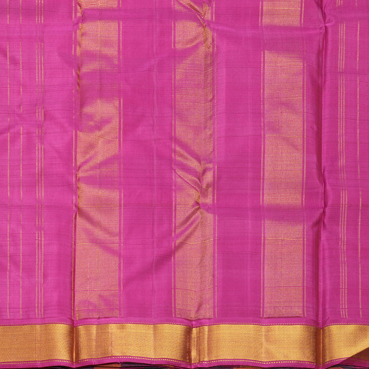 Hayagrivas Handloom Multicolour Checks Kanjivaram Silk Saree KBF611G6-2