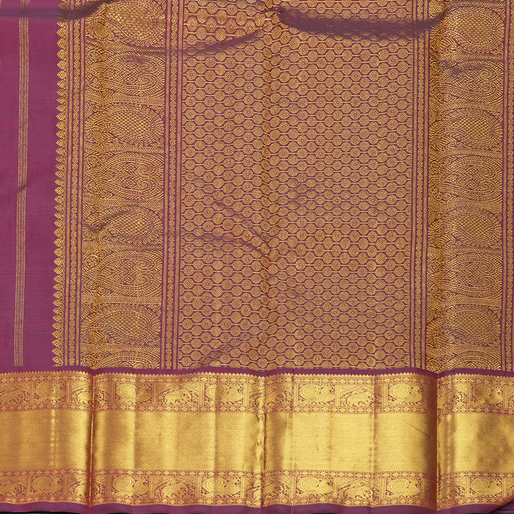 Hayagrivas Handloom Araku Maroon Kanjivaram Silk Saree KBF618G2-3