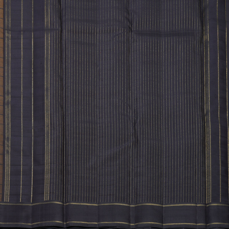 Hayagrivas Handloom Honey Mustard Kanjivaram Silk Saree with Kanchana Border KBF619G8-1