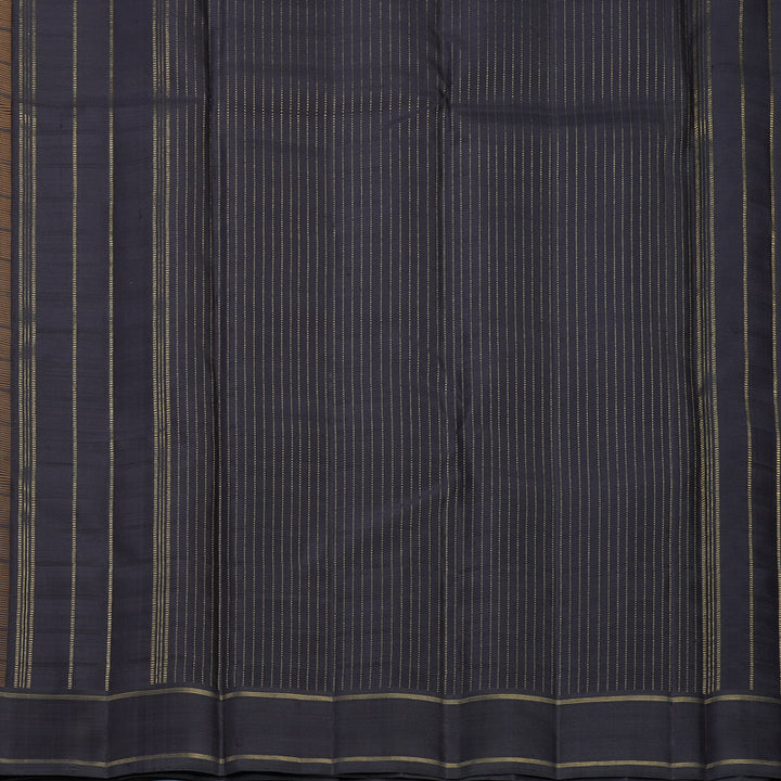 Hayagrivas Handloom Honey Mustard Kanjivaram Silk Saree with Kanchana Border KBF619G8-1