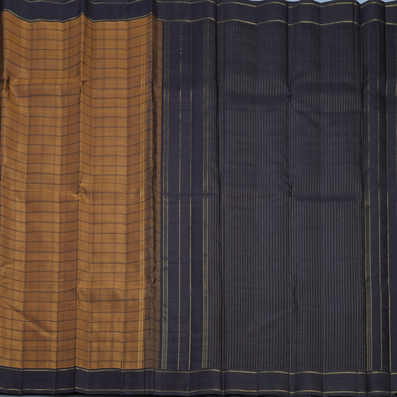 Hayagrivas Handloom Honey Mustard Kanjivaram Silk Saree with Kanchana Border KBF619G8-1