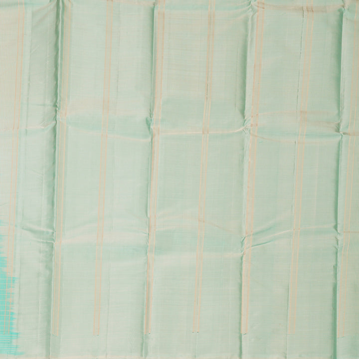 Hayagrivas Handloom Sea Green Kanjivaram Silk Saree KBF620G1-1