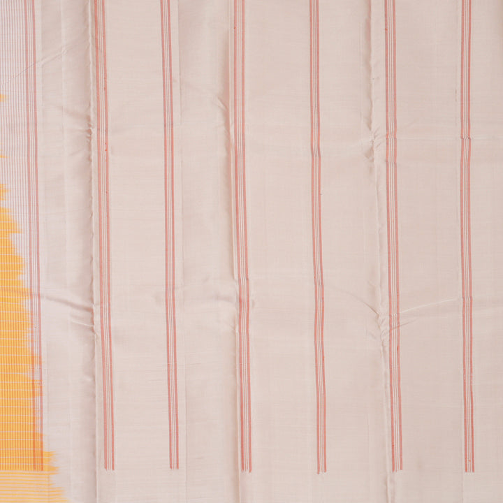 Hayagrivas Handloom Golden Yellow Kanjivaram Silk Saree KBF620G1-4