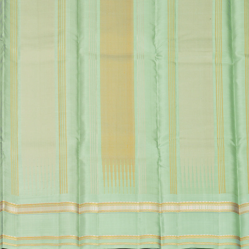 Hayagrivas Handloom Vadamalli Purple Kanjivaram Silk Saree with Elaichi Green Border KBF620G3-2