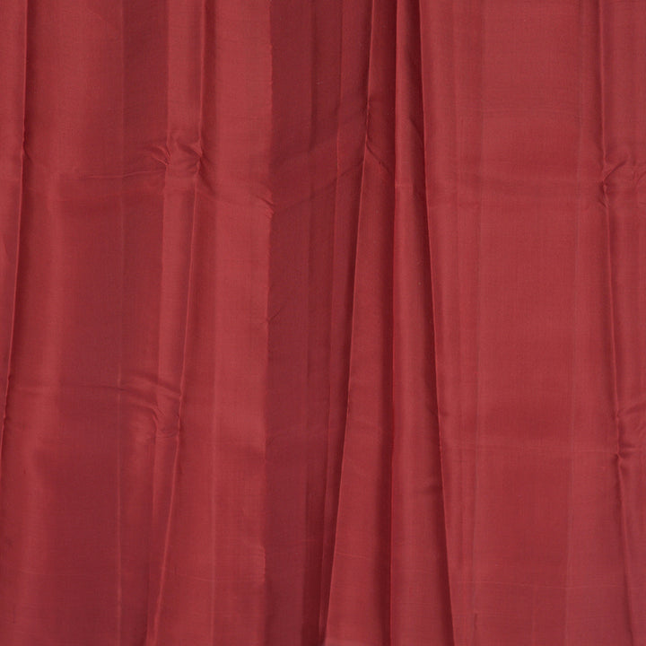Hayagrivas Handloom Beige &amp; Maroon Stripes Kanjivaram Silk Saree with Maroon Border KBF620G6-1