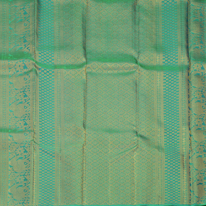Hayagrivas Handloom Neon Green Kanjivaram Silk Saree KBF625G19-1