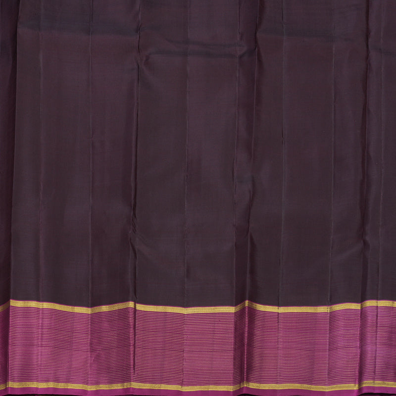 Hayagrivas Handloom Deep Snuff Kanjivaram Silk Saree with Ganga Jamuna Border KBF625G5-1