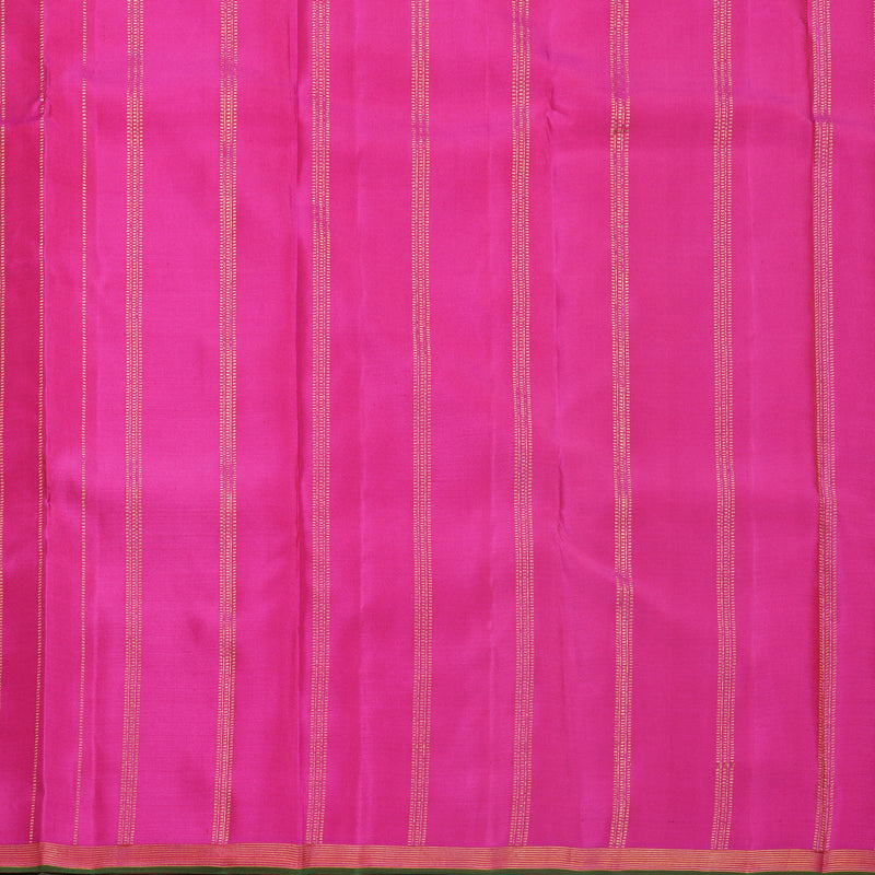 Hayagrivas Handloom Orange Kanjivaram Silk Saree KBF625G8-1