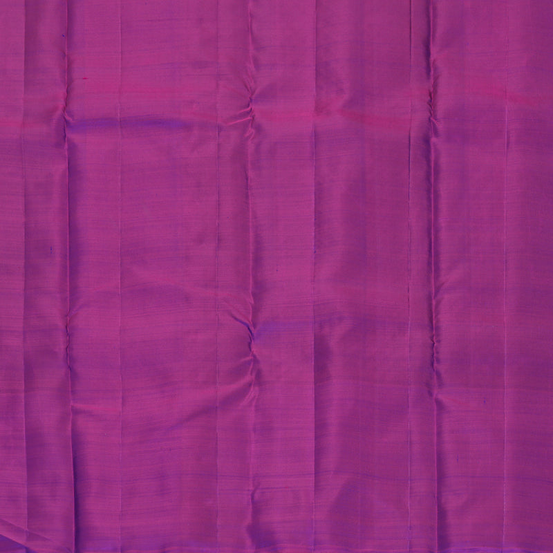 Hayagrivas Handloom Peacock Blue Kanjivaram Silk Saree with Purple Border KBF626G3-5