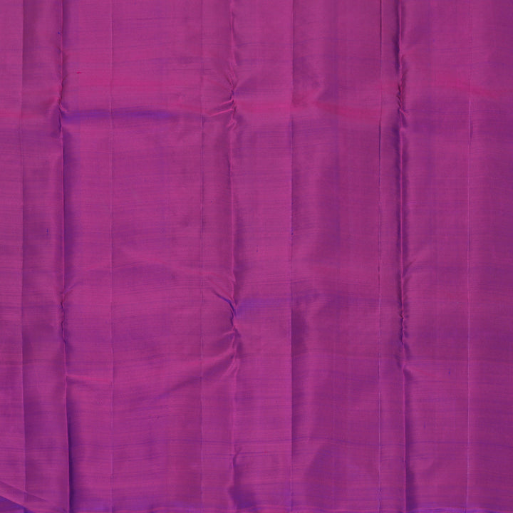 Hayagrivas Handloom Peacock Blue Kanjivaram Silk Saree with Purple Border KBF626G3-5