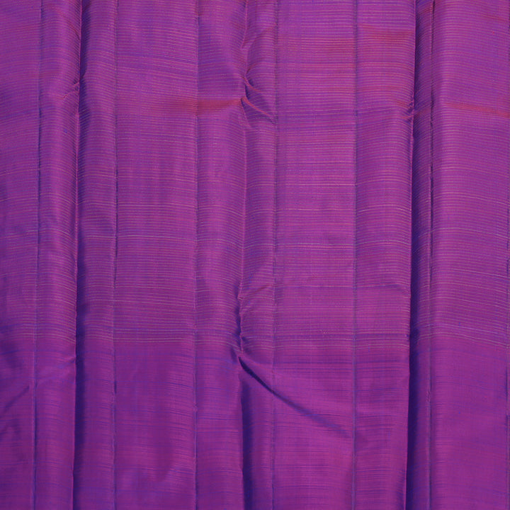 Hayagrivas Handloom Mayilkazhuthu Kanjivaram Silk Saree with Purple Border KBF626G6-1
