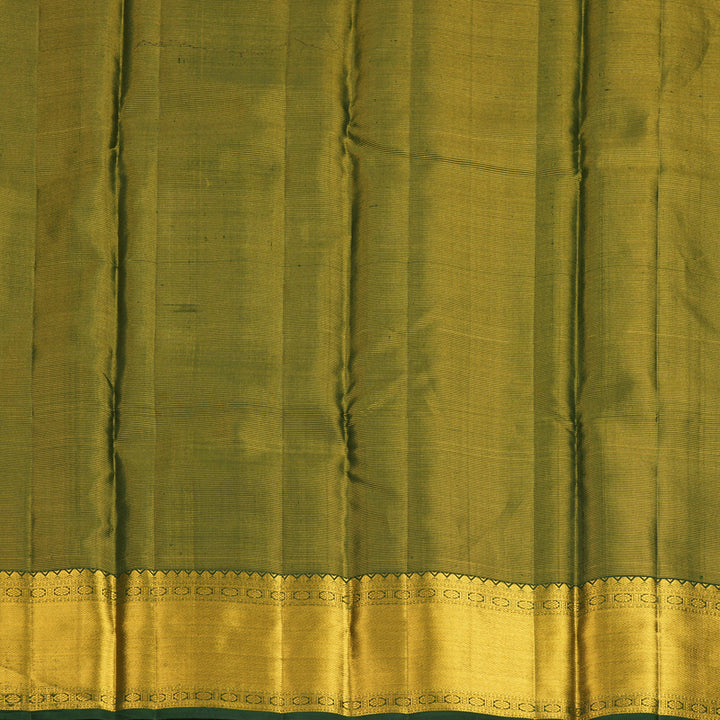 Hayagrivas Handloom Bottle Green Kanjivaram Silk Saree KBF626G9-2
