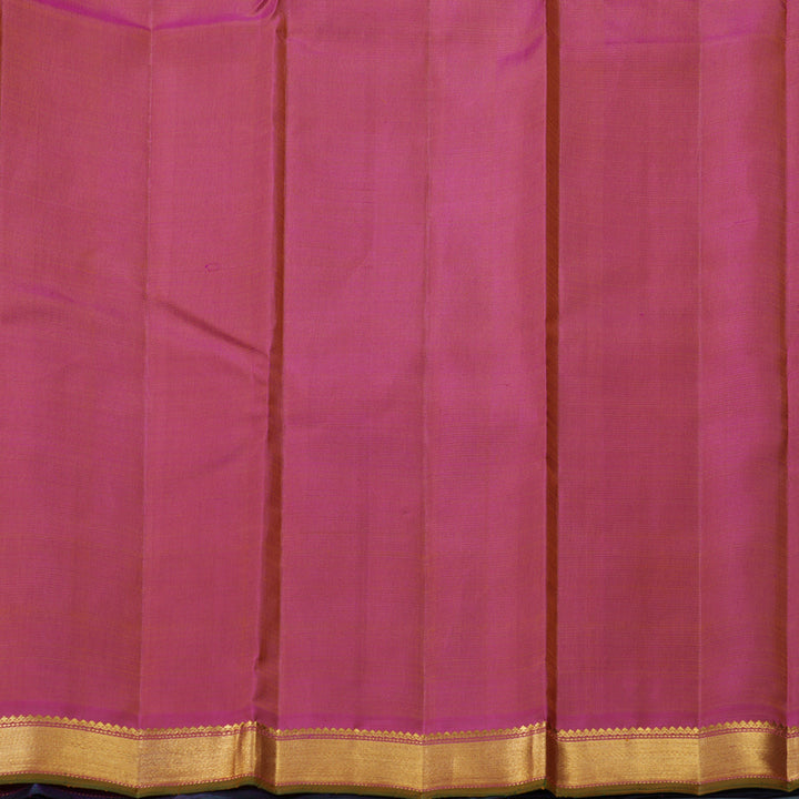 Hayagrivas Handloom Purple &amp; Blue (Zasa Zasa Kattam) Kanjivaram Silk Saree KBF627G1-1
