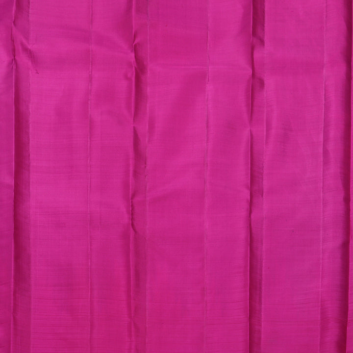 Hayagrivas Handloom Blue-Purple Kanjivaram Silk Saree with Rani Pink Border KBF627G13-1