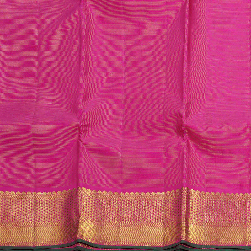 Hayagrivas Handloom Rani Pink Kanjivaram Silk Saree KBF627G7-2