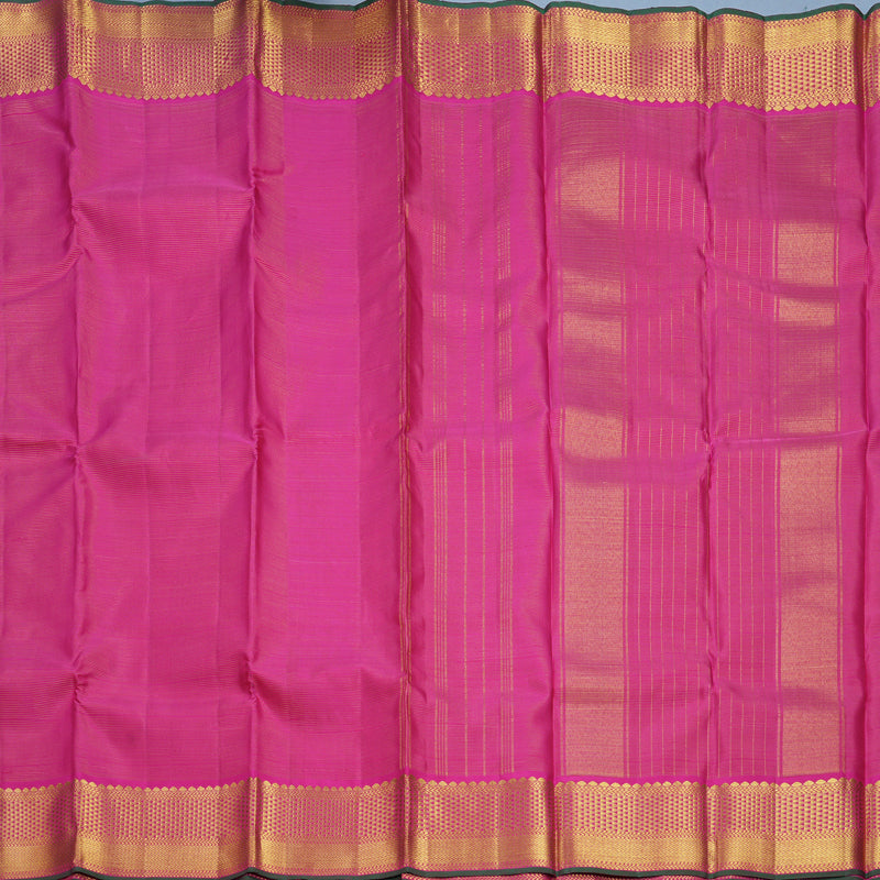 Hayagrivas Handloom Rani Pink Kanjivaram Silk Saree KBF627G7-2