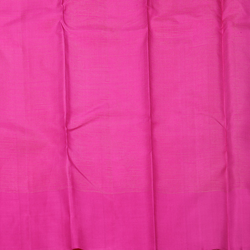 Hayagrivas Handloom Yellow Kanjivaram Silk Saree with Pink &amp; Purple Border KBF628G2-1