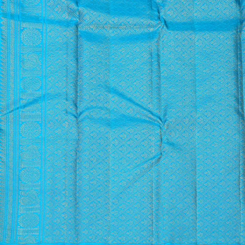 Hayagrivas Handloom Beige Kanjivaram Silk Saree KBF629G1-2