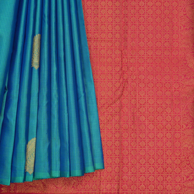 Hayagrivas Handloom Mayilkazhuthu Kanjivaram Silk Saree KBF629G1-6