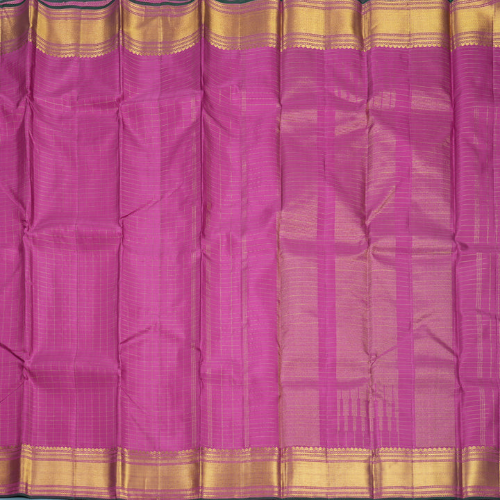 Hayagrivas Handloom Magenta Kanjivaram Silk Saree KBF632G7-2