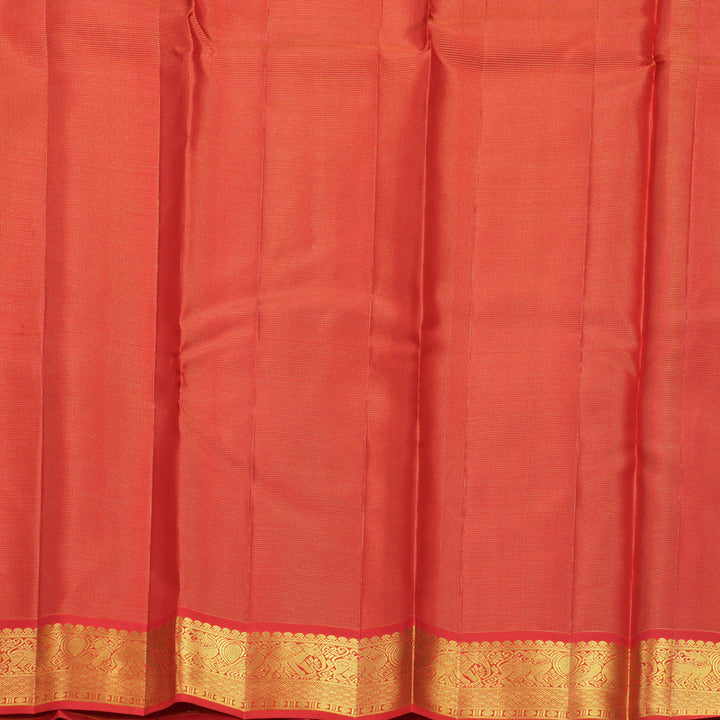 Hayagrivas Handloom Bottle Green Kanjivaram Silk Saree with Red Border KBF633G5-1