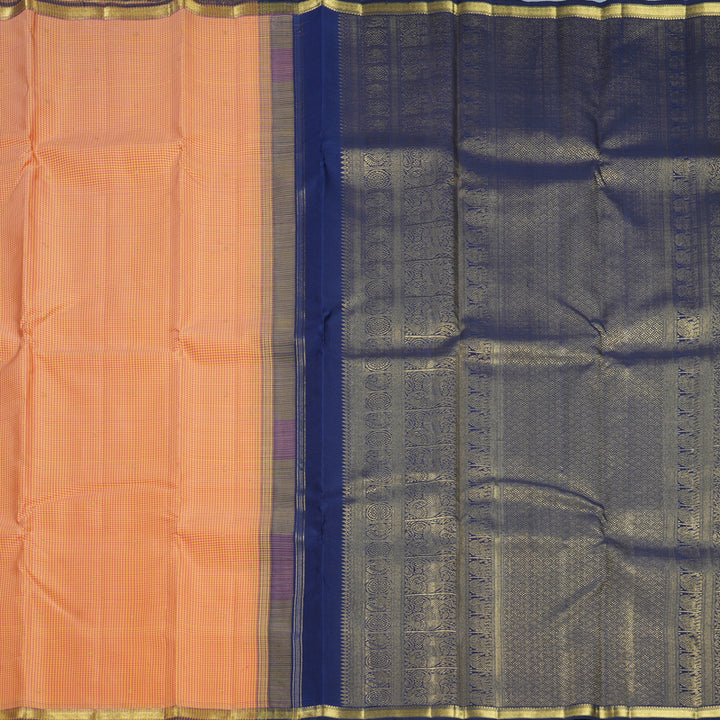 Hayagrivas Handloom Pink &amp; Yellow (Zasa Zasa Kattam) Kanjivaram Silk Saree KBF636G1-1