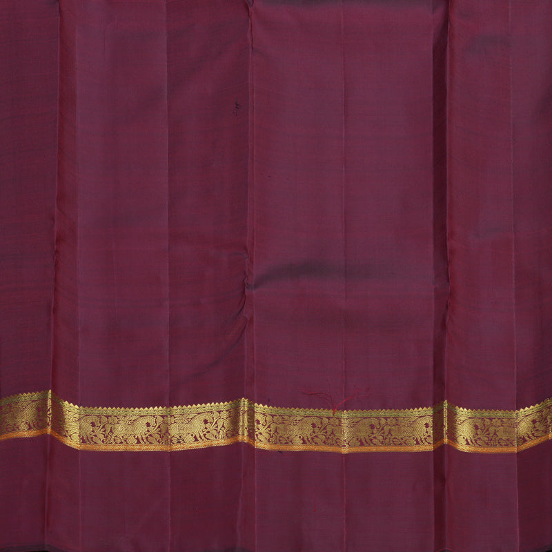 Hayagrivas Handloom Wine Maroon Kanjivaram Silk Saree KBF636G2-1