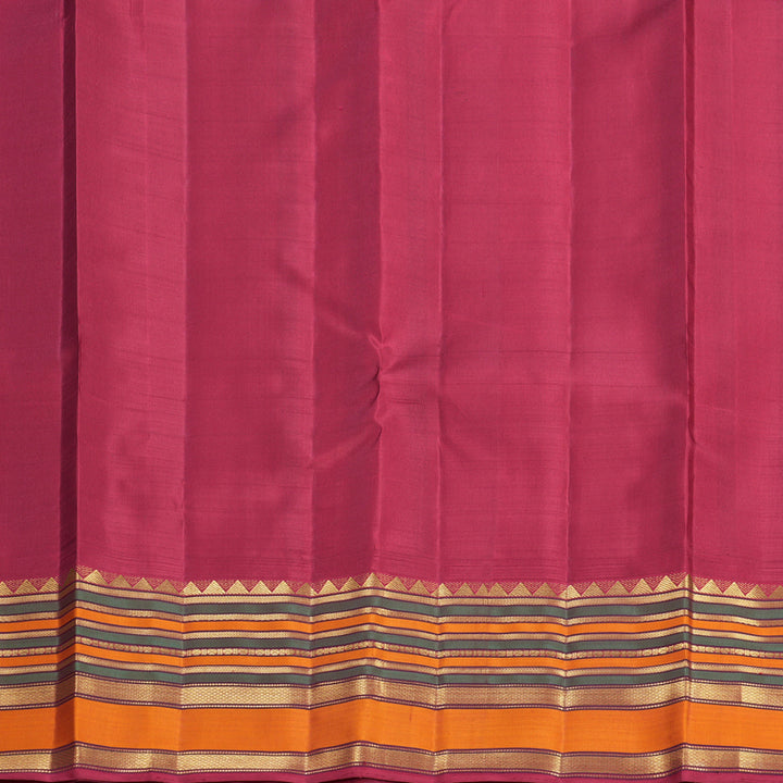 Hayagrivas Handloom Turmeric Yellow Kanjivaram Silk Saree KBF636G4-1
