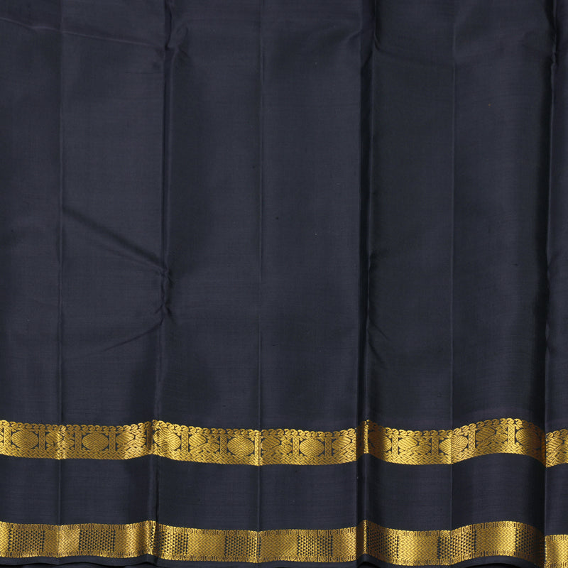 Hayagrivas Handloom Mustard Yellow Kanjivaram Silk Saree with Kanchana Brown Border KBF638G2-1