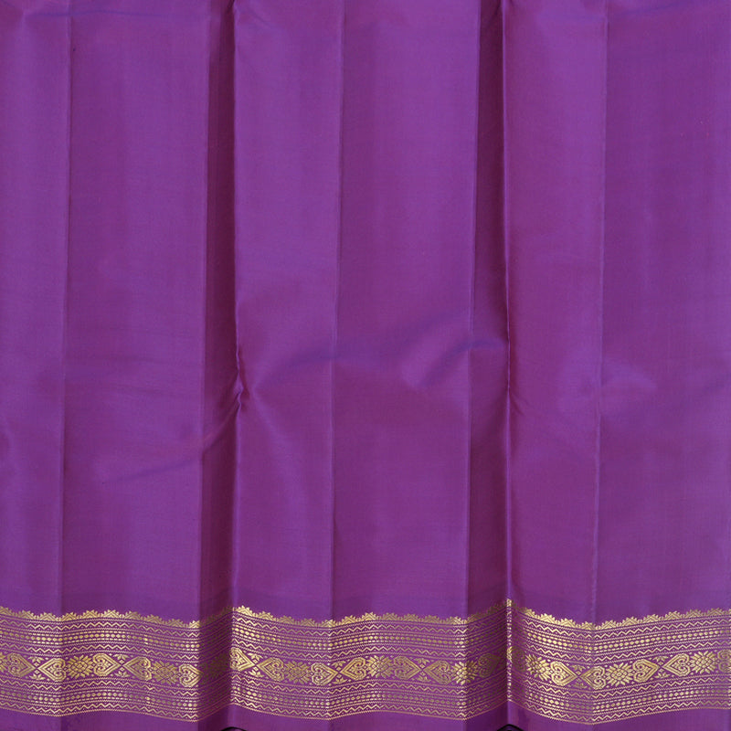 Hayagrivas Handloom Lotus Pink Kanjivaram Silk Saree with Purple Border KBF644G2-22